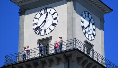 3000 Menschen auf dem Kirchturm