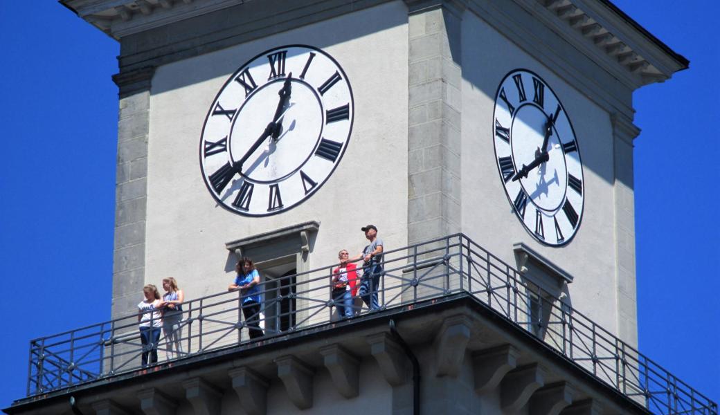 Attraktion in Heiden: Die Aussicht vom Kirchturm.