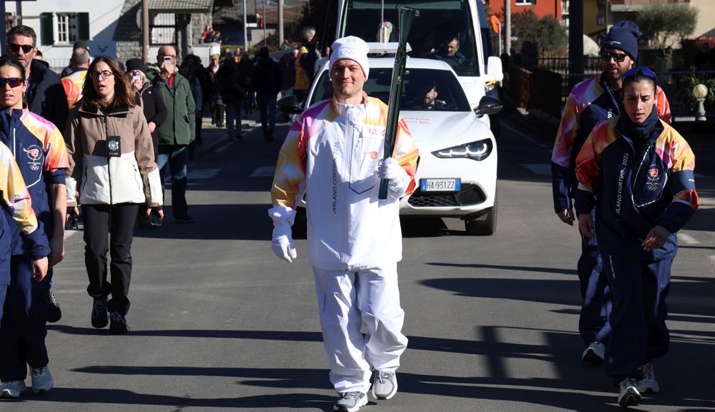 Auf besonderer Mission: Benno Keel als Fackelläufer der Olympischen Winterspiele