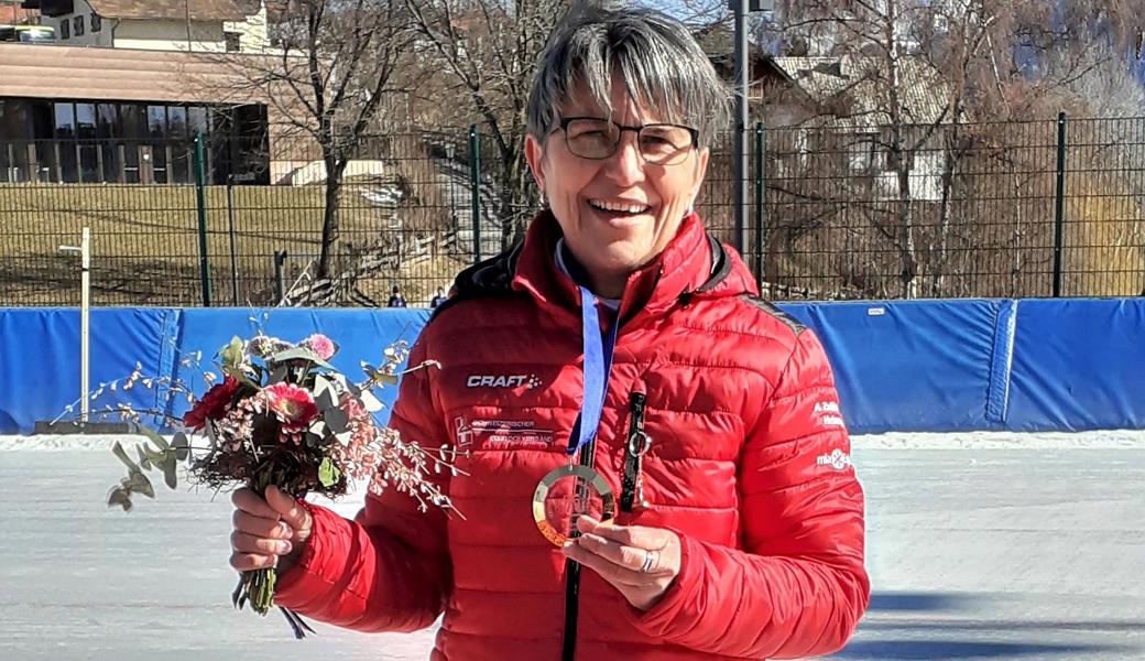 Blazenka Bandur holte WM-Gold im Eisstockschiessen. 