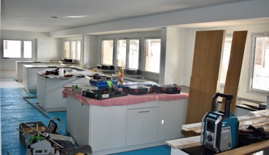 Neue Küche, moderne Räume und frischer Look: Gesamtsanierung läuft planmässig