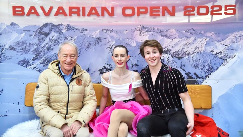 Am Bavarian Open in Oberstdorf gelang Woodtli/Suhner unter Betreuung von Martin Skotnický ein internationaler Sieg.