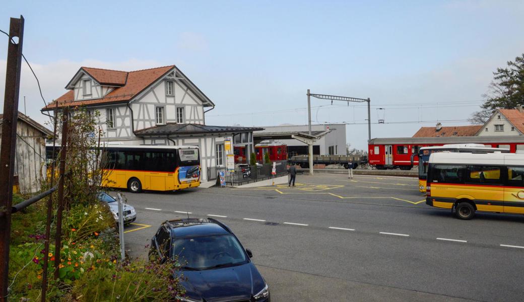 Der Bahn- und Bushof Heiden müssen erneuert werden.