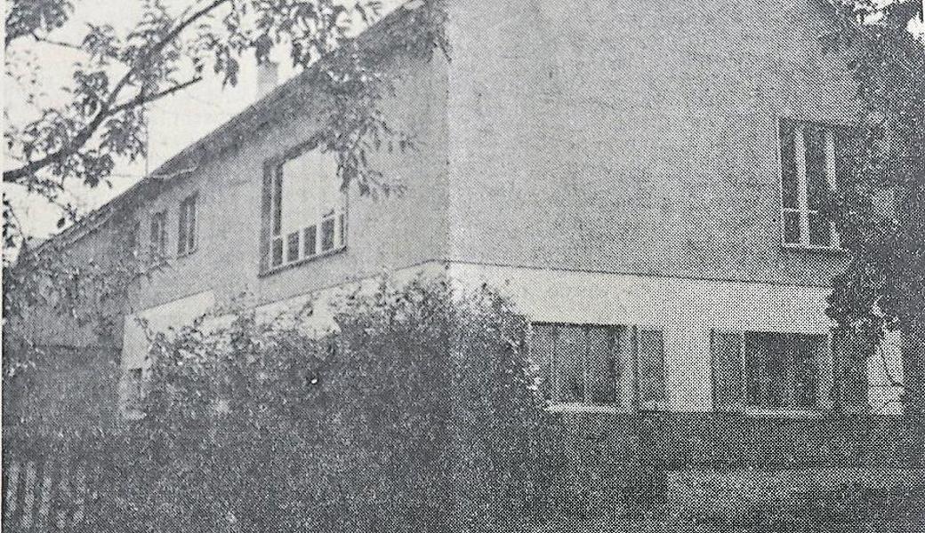 1968 entstand in diesem Haus der Proberaum.
