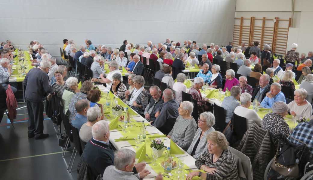 Teilnehmerrekord: 230 Personen nahmen am traditionellen Bernecker  Seniorennachmittag teil.