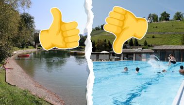 Baden im Naturgewässer? Oder doch lieber im Schwimmbad?