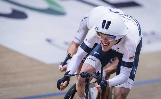 Schweizer Meister Vitzthum lässt im Omnium die Nationalteamkollegen und die Italiener hinter sich