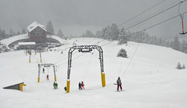 Ortsgemeinde beschneit Piste auf dem Buchser Malbun erstmals