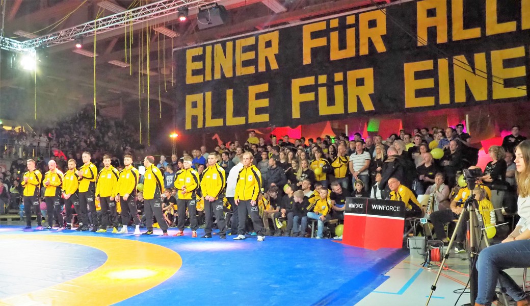 Mit dem Publikum im Rücken wollen die Kriessner Ringer auch gegen Willisau in der «RSK-Arena» eine Topleistung abrufen. 