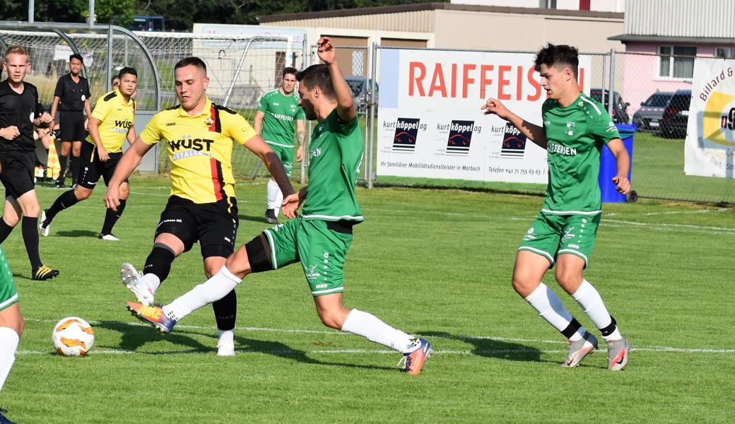 Gastgeber Rebstein - hier beim 0:2 gegen Altstätten - verlor beide Spiele.