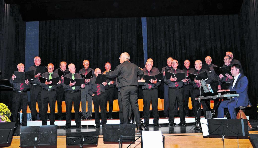 Der Männerchor Heerbrugg begeisterte mit seiner Herbstserenade. 