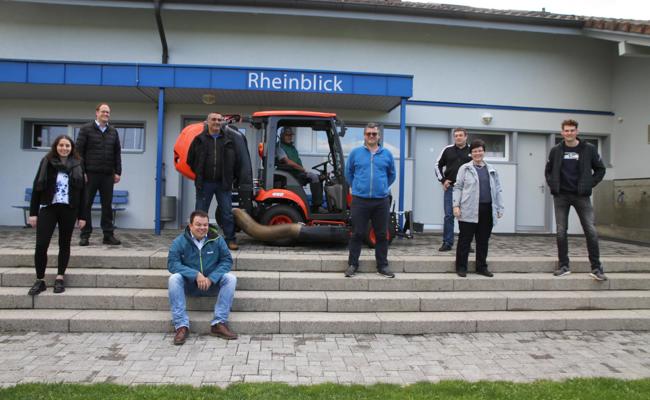 Grosse Pause auf dem Rheinblick