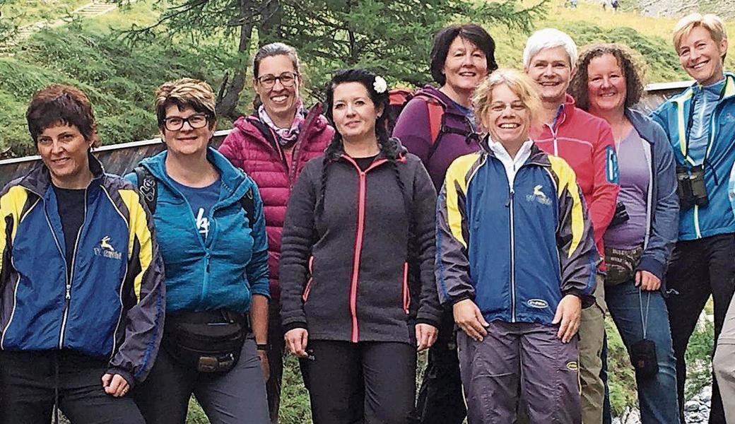 Die Frauen des Turnvereins Rüthi streiften durch den Nationalpark. 