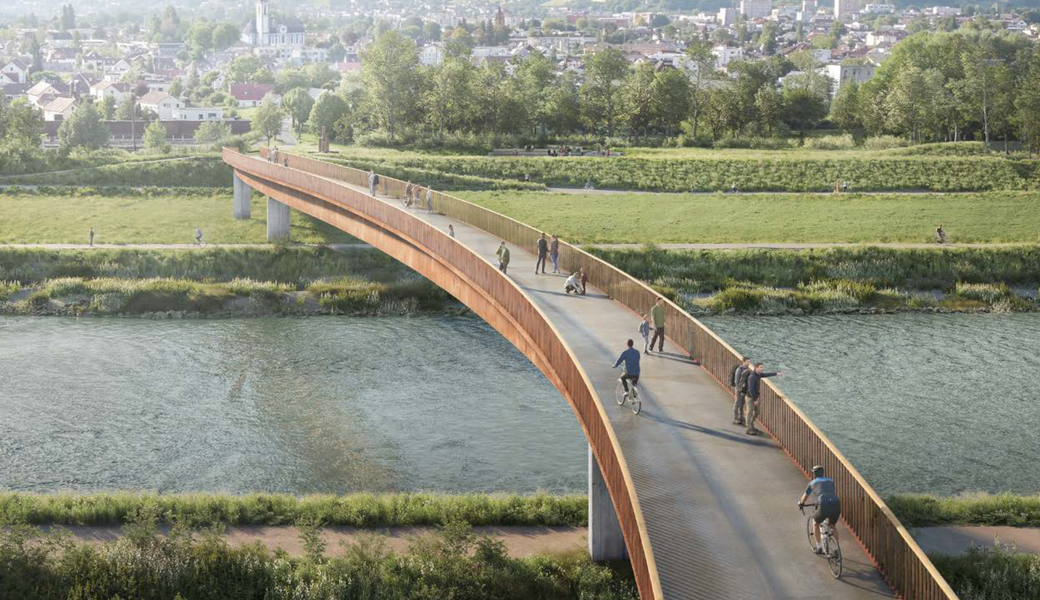 Abstimmung über neue Velobrücke: Wie viele Brücken über den Rhein brauchen zwei Dörfer wirklich?