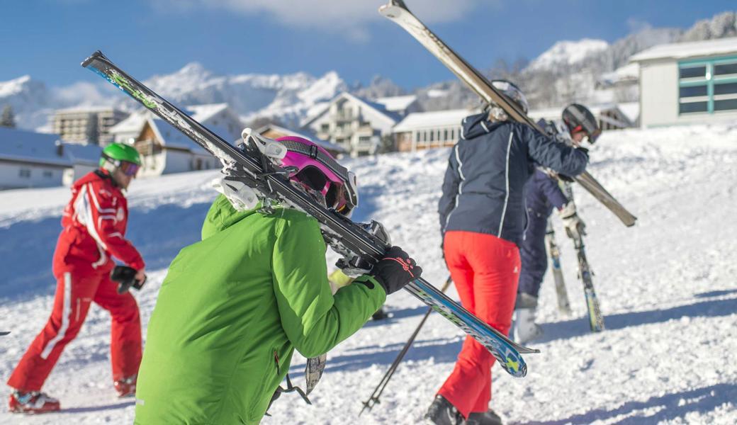 Skigebiete in höheren Lagen sind gefragt. 