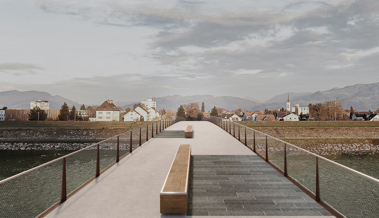Brücke für den Langsamverkehr über den Rhein kann gebaut werden