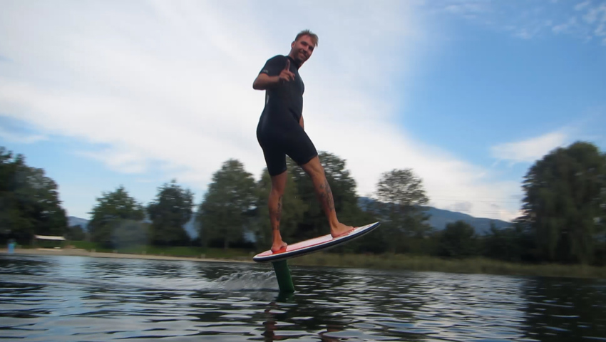 Neuer Surftrend am Baggersee