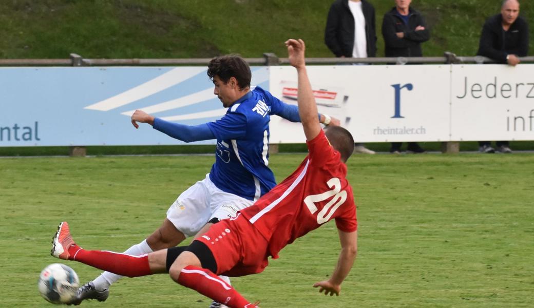 Sandro Hutter kurbelte nach der Pause das Widnauer Angriffsspiel an.