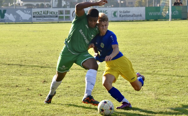Der FC Rebstein erkämpft sich den nächsten Derbysieg