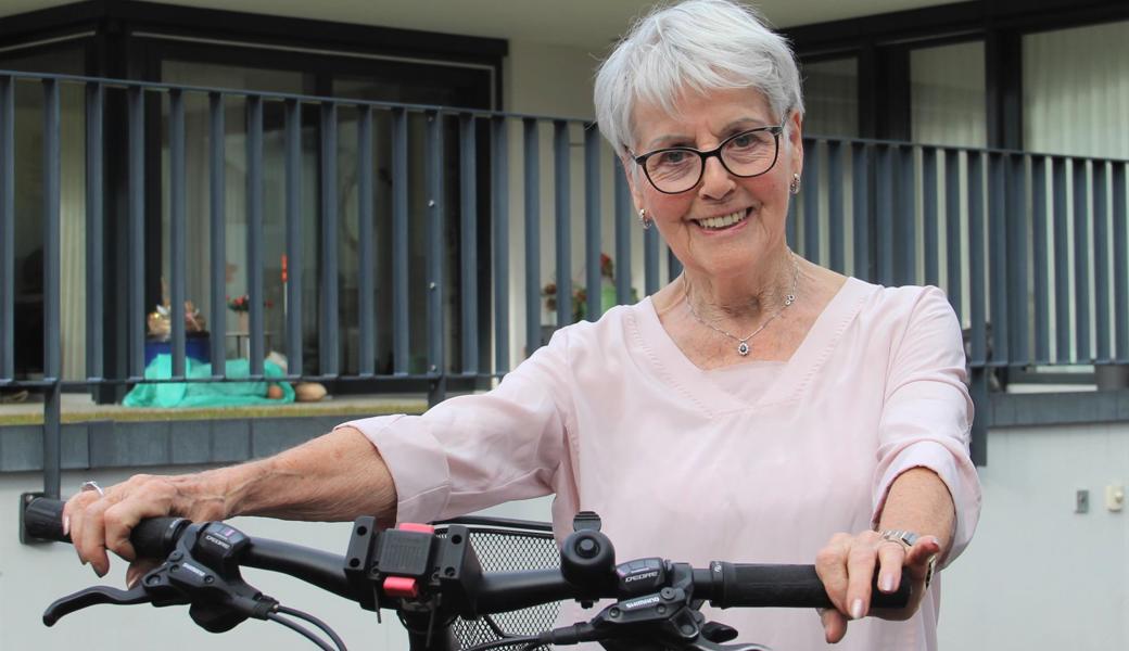 Erika Ritz ist «die Frau mit dem Velo». Dreieinhalb Jahrzehnte war sie fleissig mit dem Zweirad für Pro Senectute unterwegs.