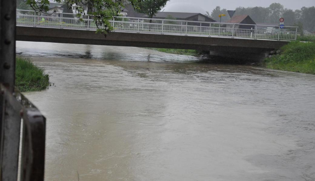 Binnenkanal in Widnau Höhe Nöllenbrücke