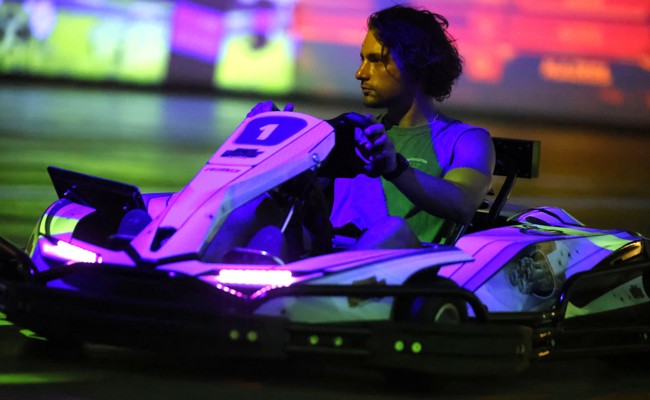 Hightech-Kartbahn: So läuft das neue interaktive «Battlekart»-Spiel im Rheintal