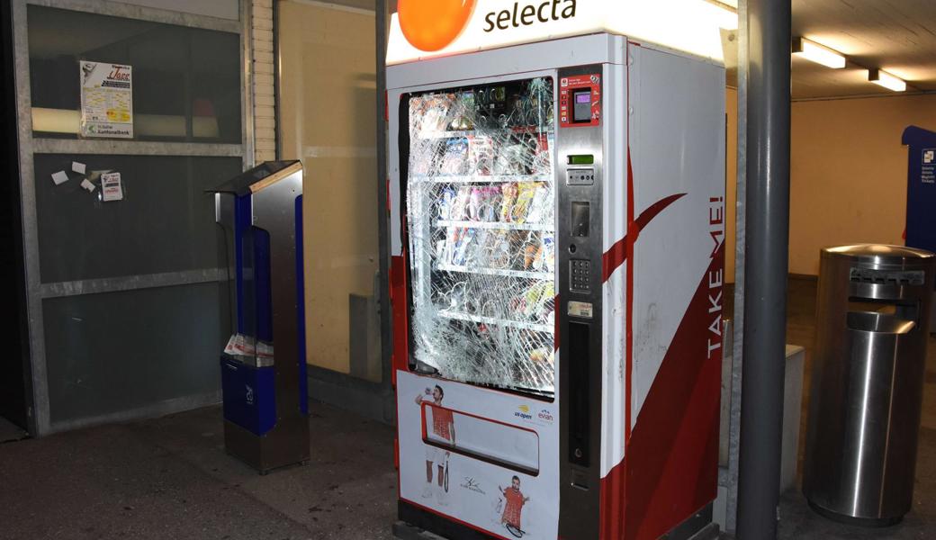Der Selecta-Automat in Au wird immer wieder beschädigt.
