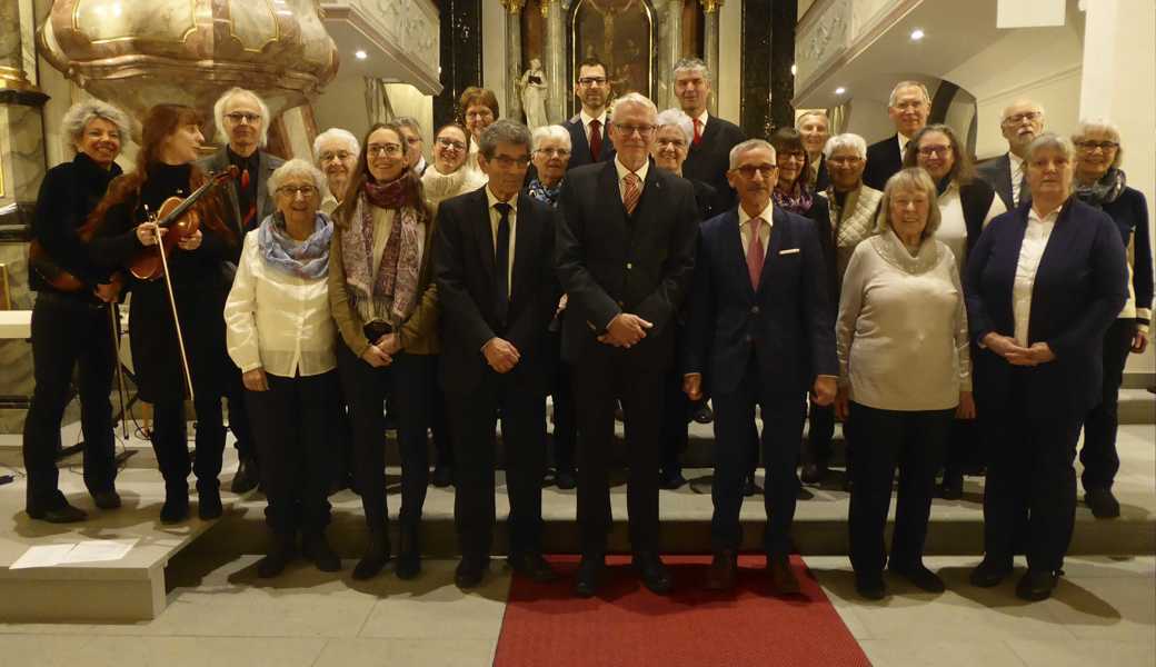 Der Chor, hier bei einer Abendmusik im Jahr 2023, freut sich auf das abwechslungsreiche Konzert.