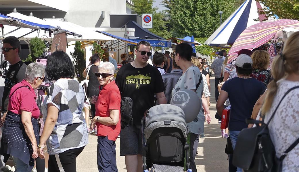 Herrliches und sonniges Spätsommerwetter begrüsste die zahleichen Gäste aus der Region auf dem Herbstmarkt in Heerbrugg.