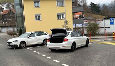 In Heiden hat es heftig gekracht - verletzt wurde dabei niemand