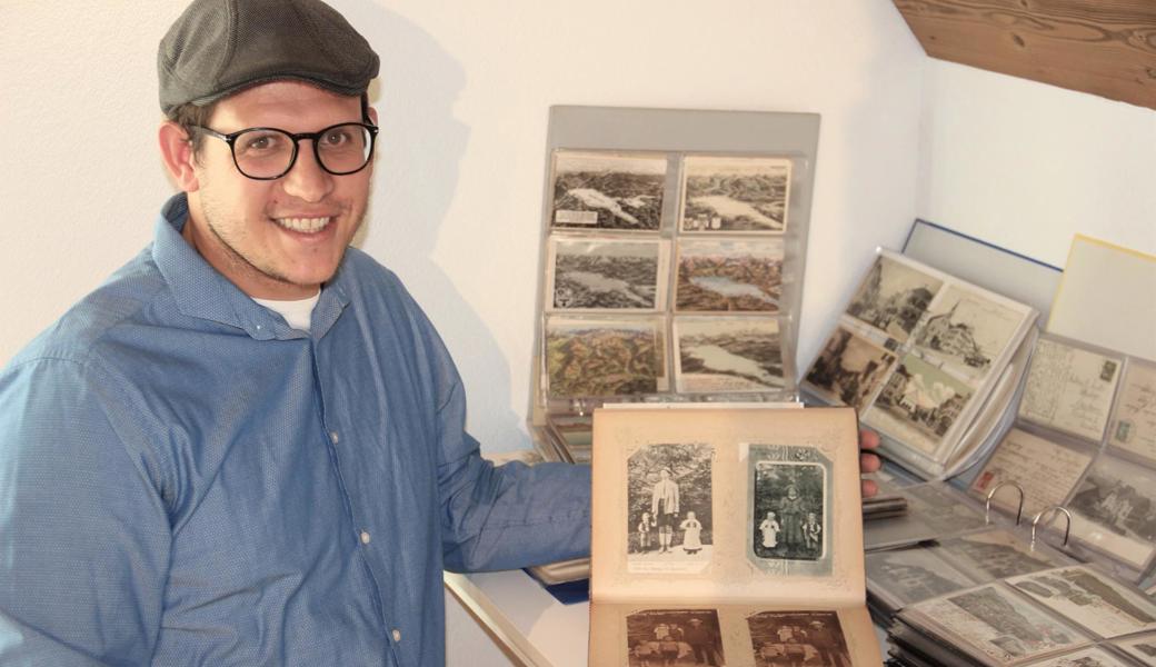 Gino-Enrico Kaufmann sammelt leidenschaftlich historische Ansichten.