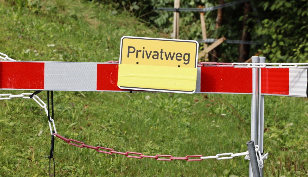 Streit um gesperrten Fussweg: Jeder hat ein Recht auf Privatsphäre