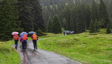 Verregnetes Wanderwochenende der Männerriege