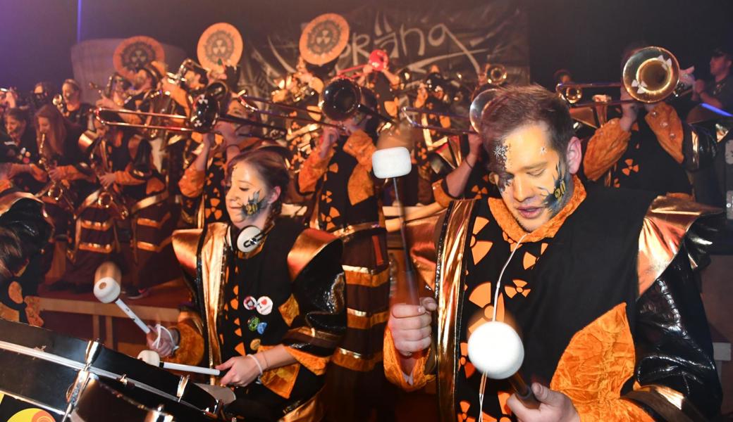 Die Nuklear-Spränger an der diesjährigen Fasnacht.