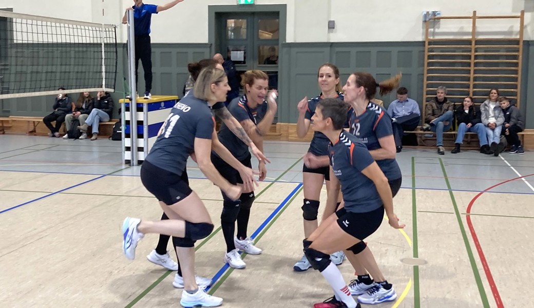 Halbzeitbilanz bei Rheno Volley: Zwei Teams spielen um den Aufstieg