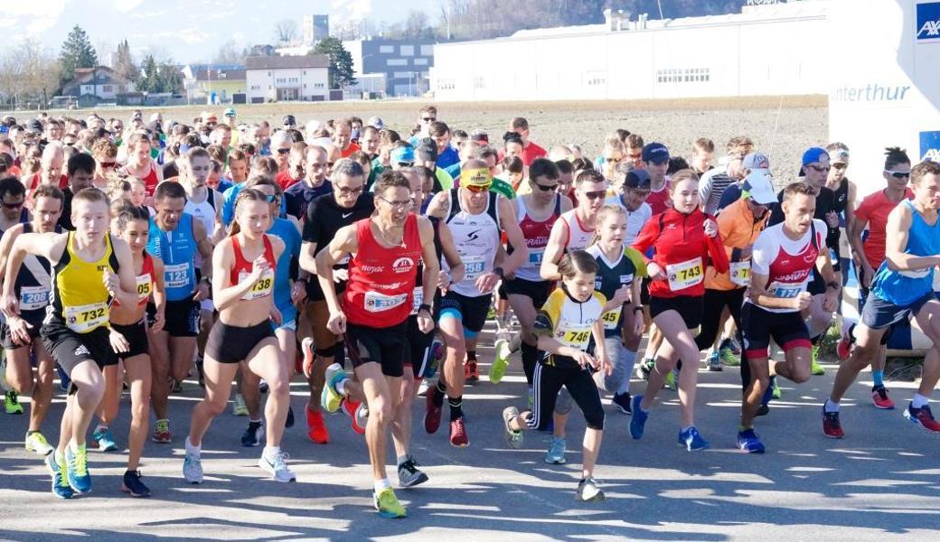 In Oberriet ist am 22. März zum 42. Mal der Start zum Rhylauf.