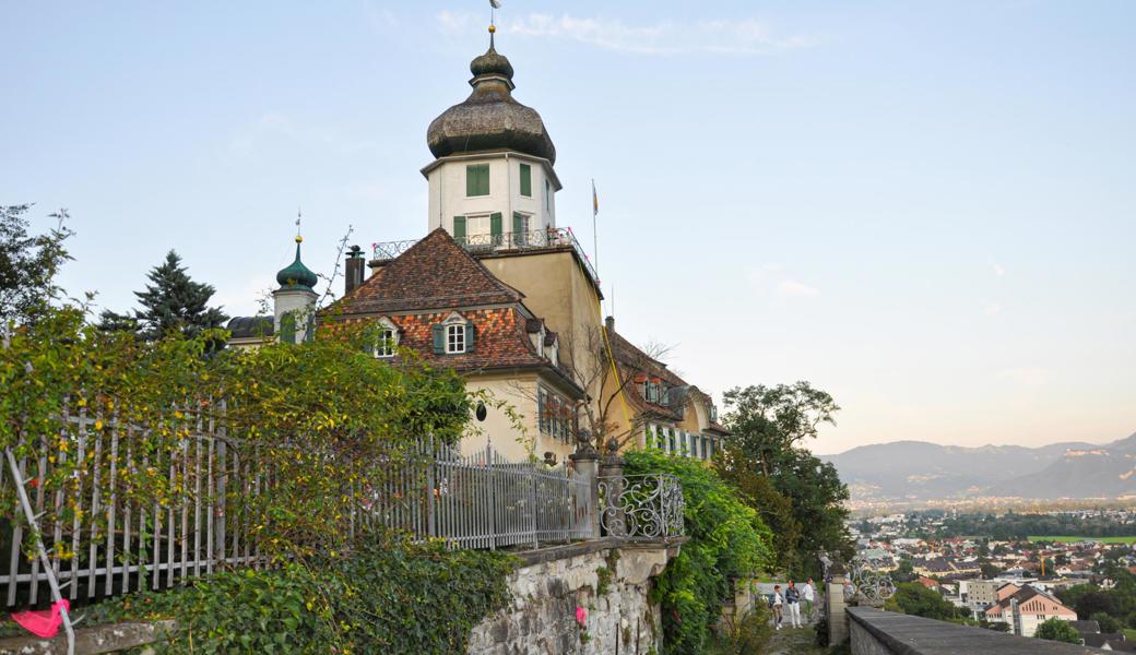 Wahrzeichen von Balgach: Schloss Grünenstein.