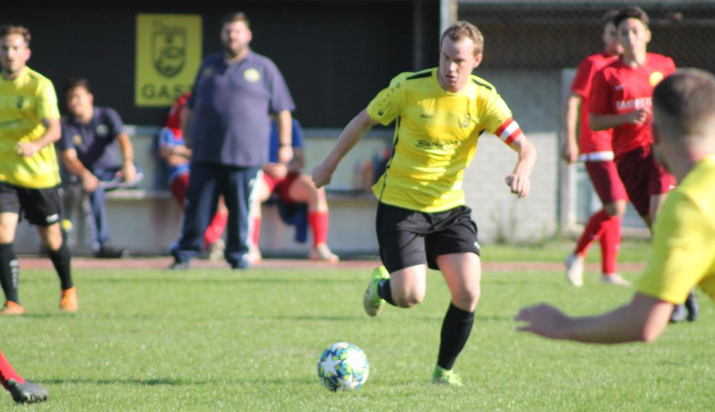 Captain Julian Bischoff zeigte eine gute Partie, leistete sich vor dem Gegentreffer einen unnötigen Ballverlust.