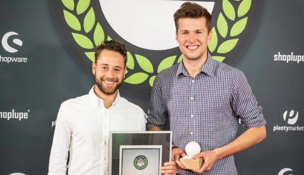 Die beiden Gründer David Nüesch (rechts) und Raphael Rohner.
