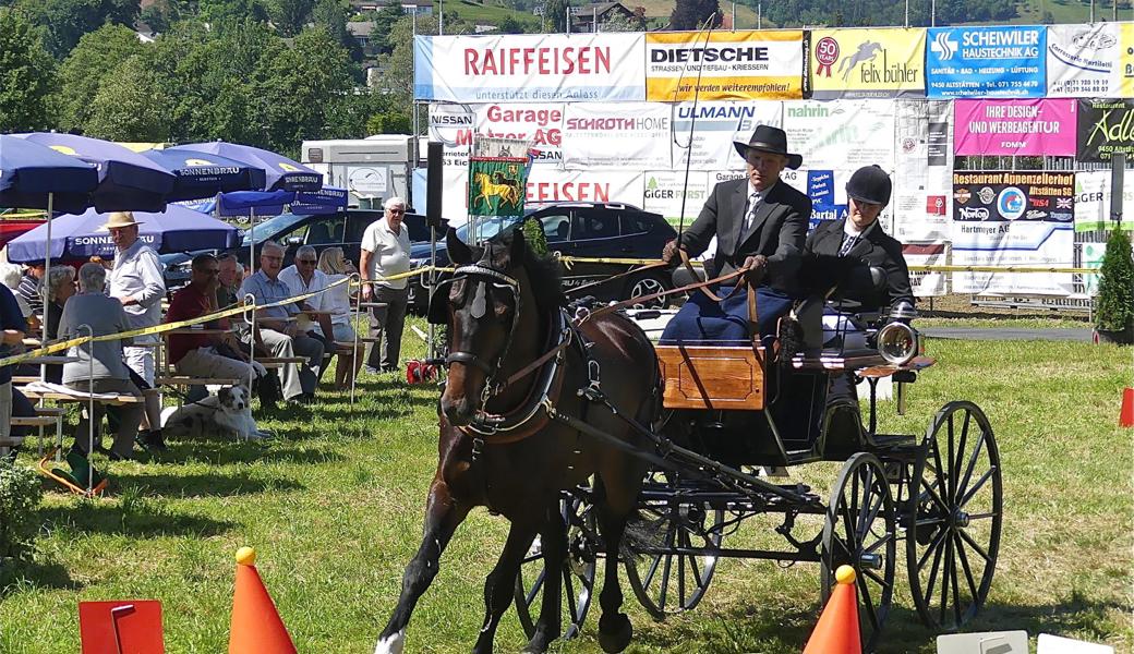 Kraft, Eleganz und Präzision sind bei der schnellen Fahrt über den Parcours gefragt.  