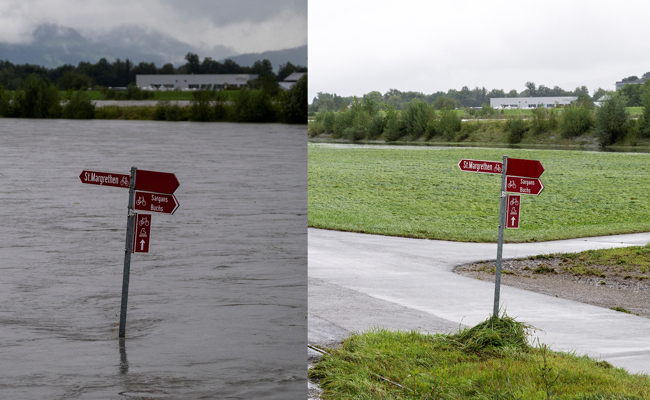 Die Lage am Wasser entspannt sich - jetzt kommen die Rheinholzer