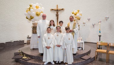 Fünf Kinder feierten ihre Erstkommunion im Zeichen des Getragen seins