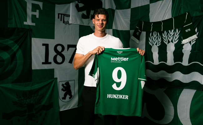 FC St.Gallen verpflichtet Andrin Hunziker