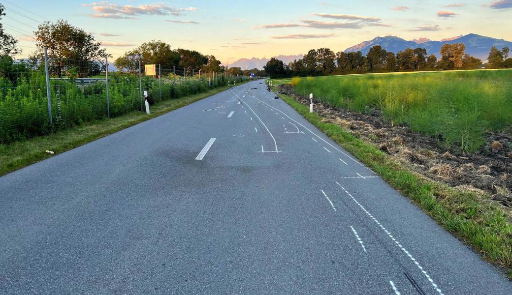 Auf der Unterdorfstrasse, morgens um 3 Uhr, geschah der schlimme Unfall.