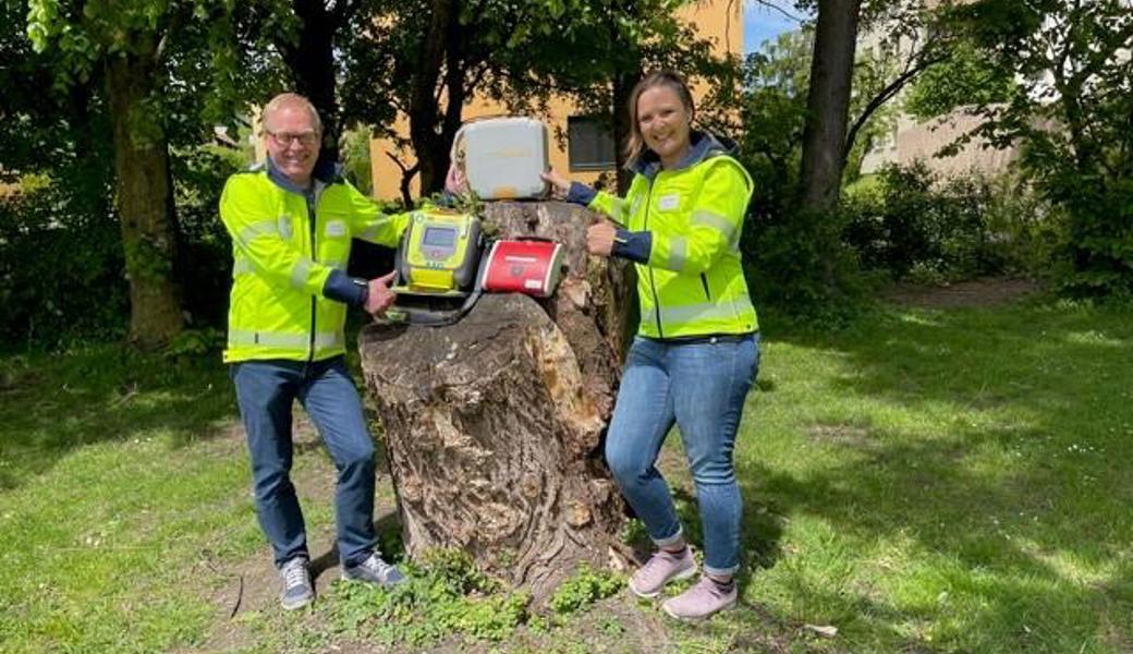 Widnauer Samariter haben die Defikarte.ch ergänzt.