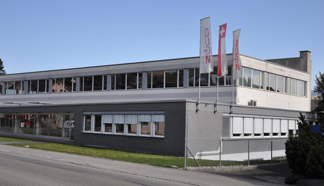 Das Areal der Züco Büromöbel AG an der Staatsstrasse 77 in Rebstein umfasst rund 6000 m2.
