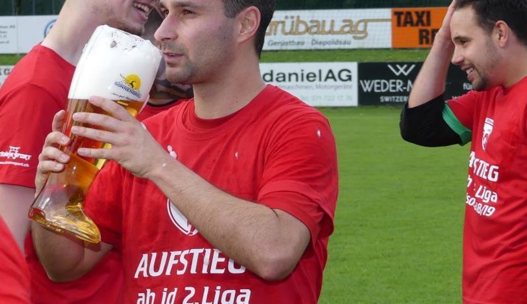 Gabriel Macedo. Amriswils neuer Stadtpräsident, steigt zum Karrierenende auf.