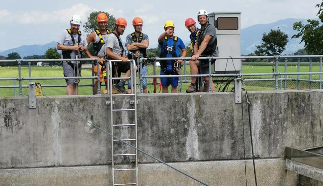 Sicherung im Becken war eines der vielen Themen, die behandelt wurden.