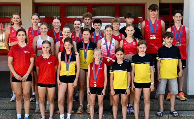 16 Medaillen für den KTV Oberriet und den STV-Oberriet-Eichenwies an der Regionenmeisterschaft Ost