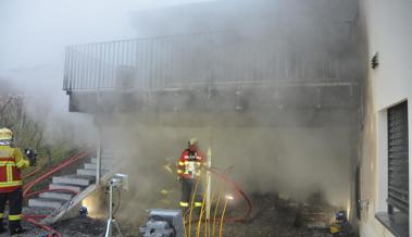 Sauna fängt Feuer